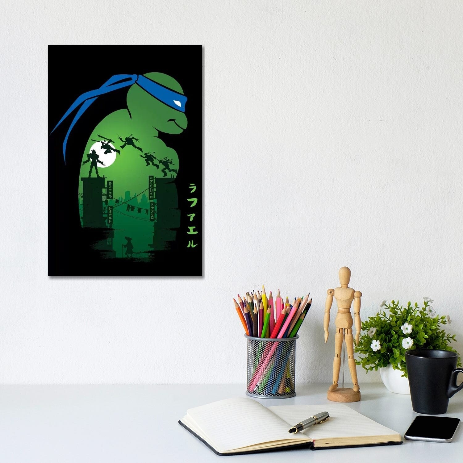 Hero Turtles by Alberto Perez - Wrapped Canvas Graphic Art