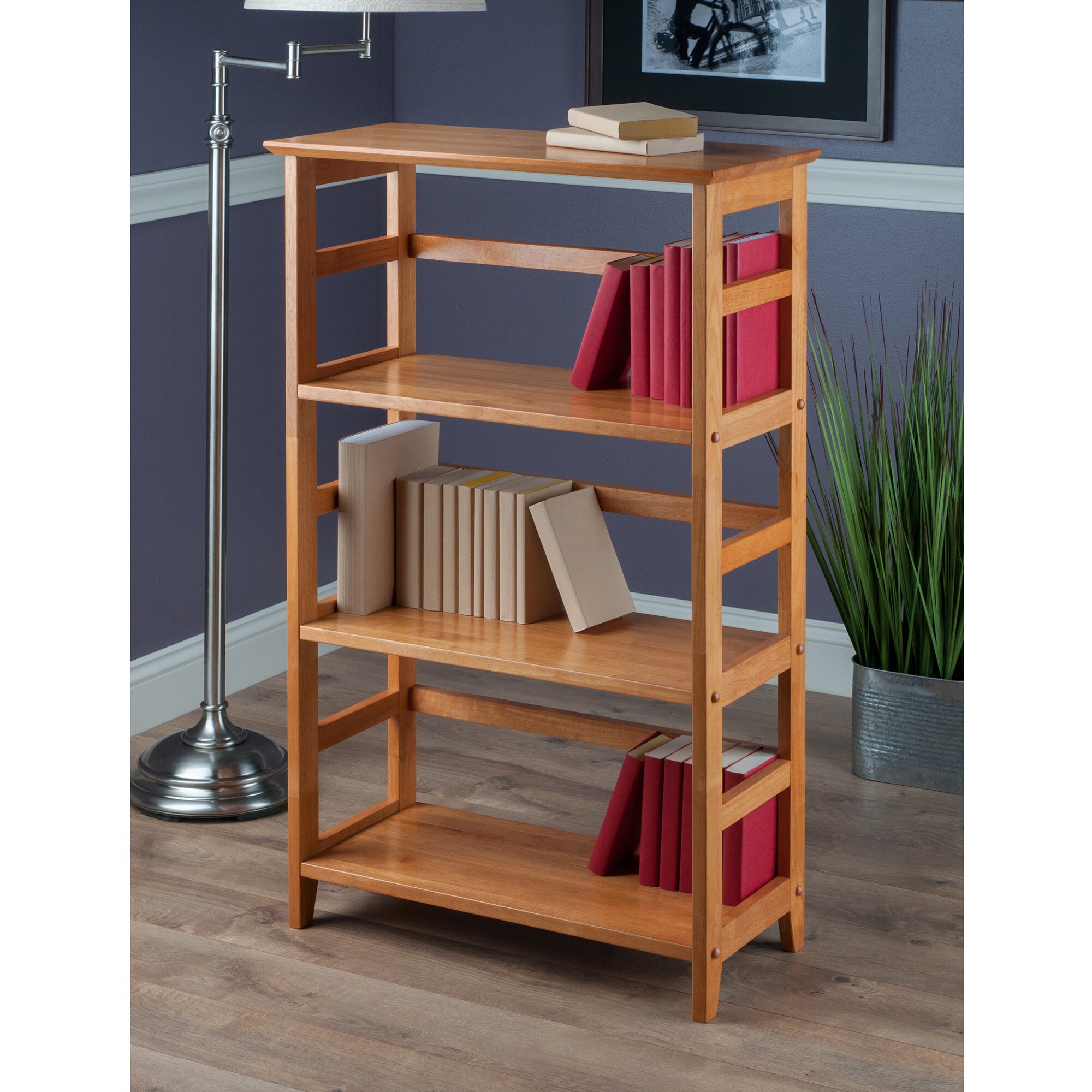 Hilderbrand 42'' H x 26'' W Etagere Bookcase