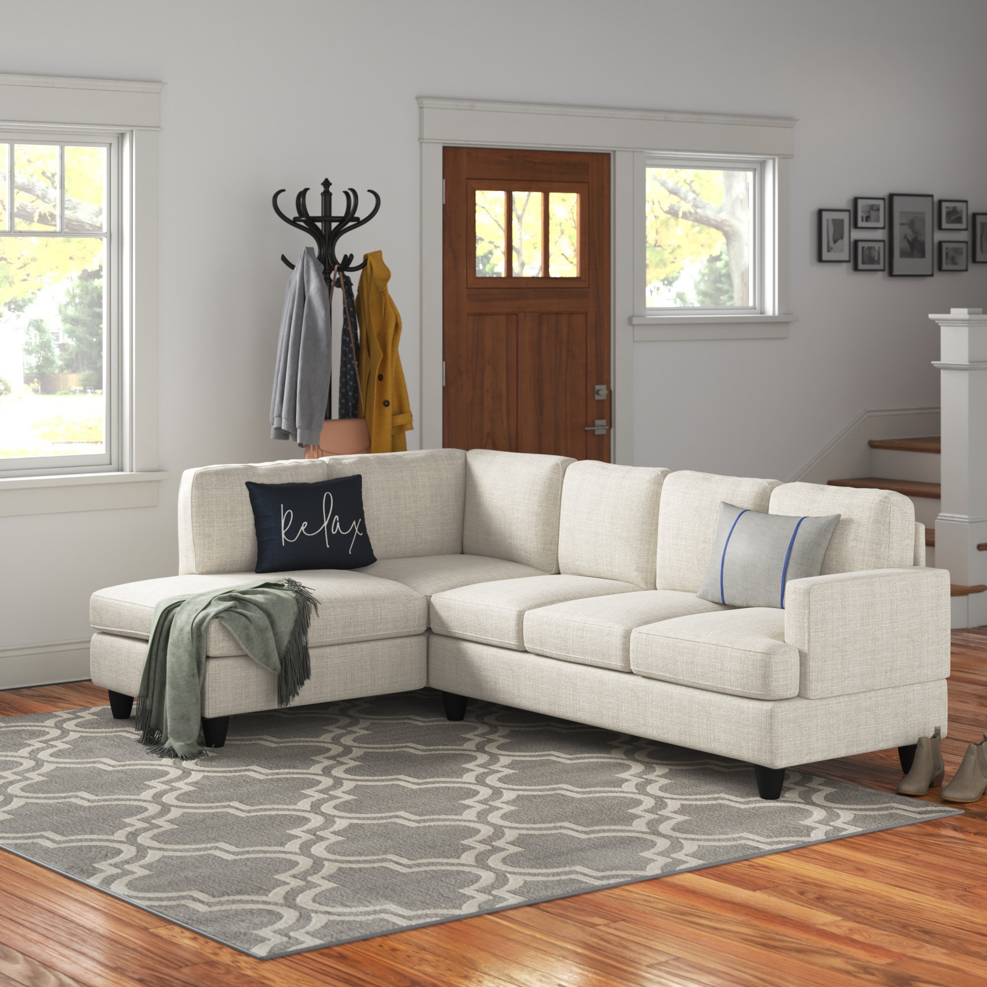 Hiller 2 - Piece Upholstered Sectional