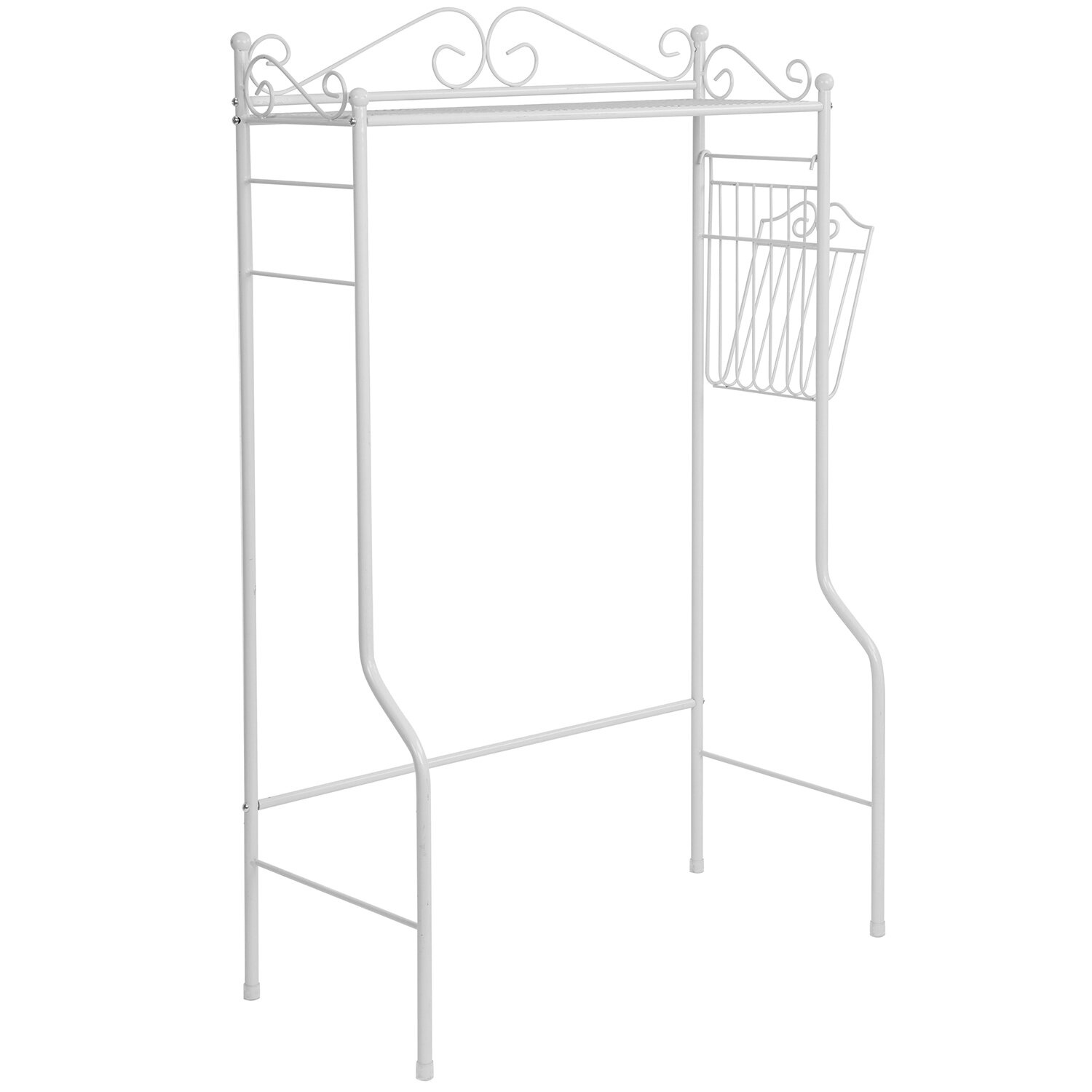 Hokendauqua Metal Freestanding Over-The-Toilet Storage