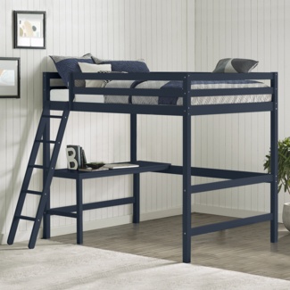 Howes Full Solid Wood Loft Bed with Built-in-Desk by Viv + Rae™