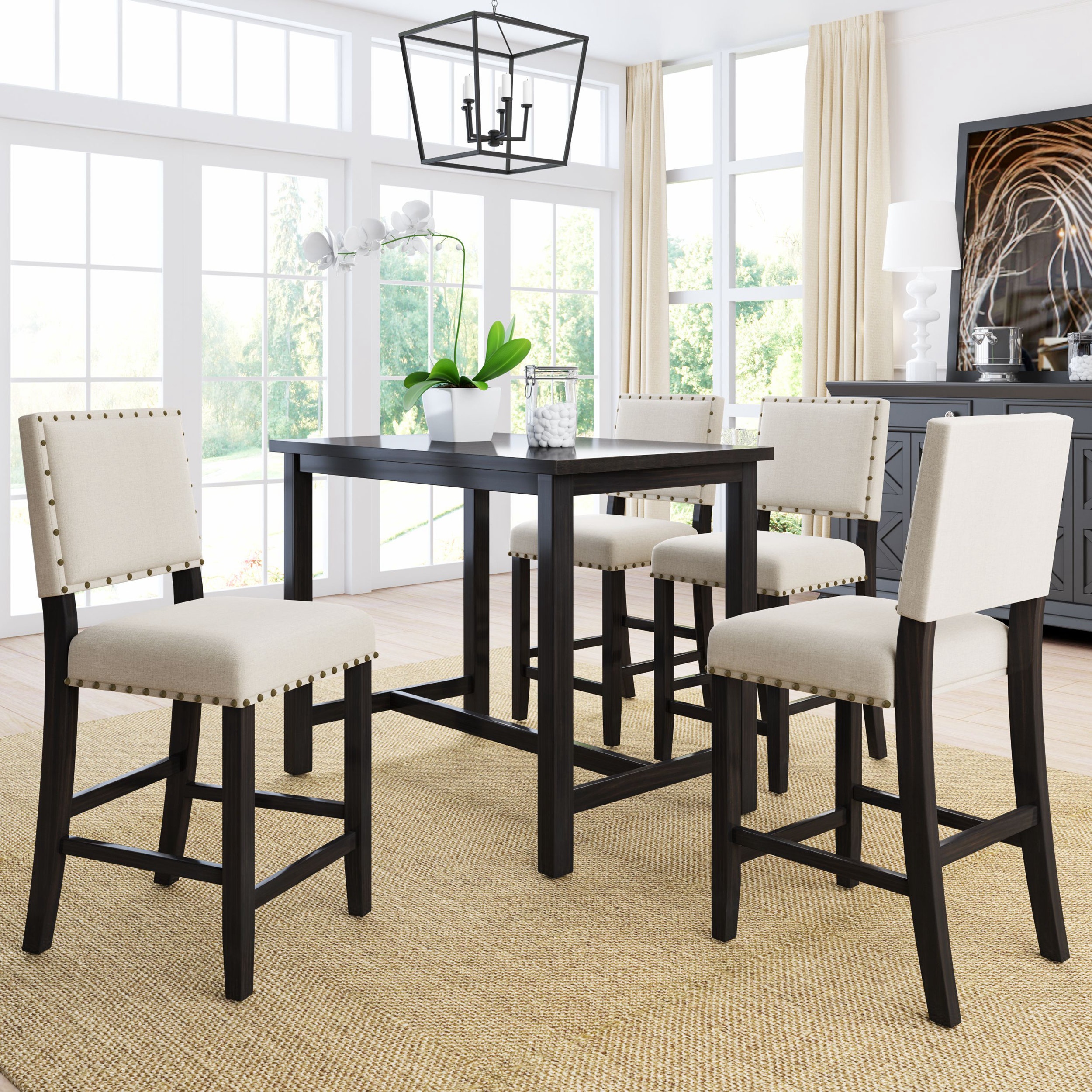 Howlyn 4 - Person Counter Height Dining Set