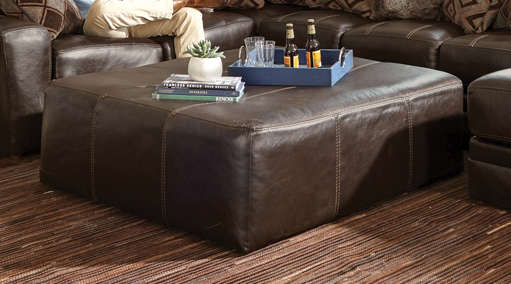 Howse Upholstered Ottoman