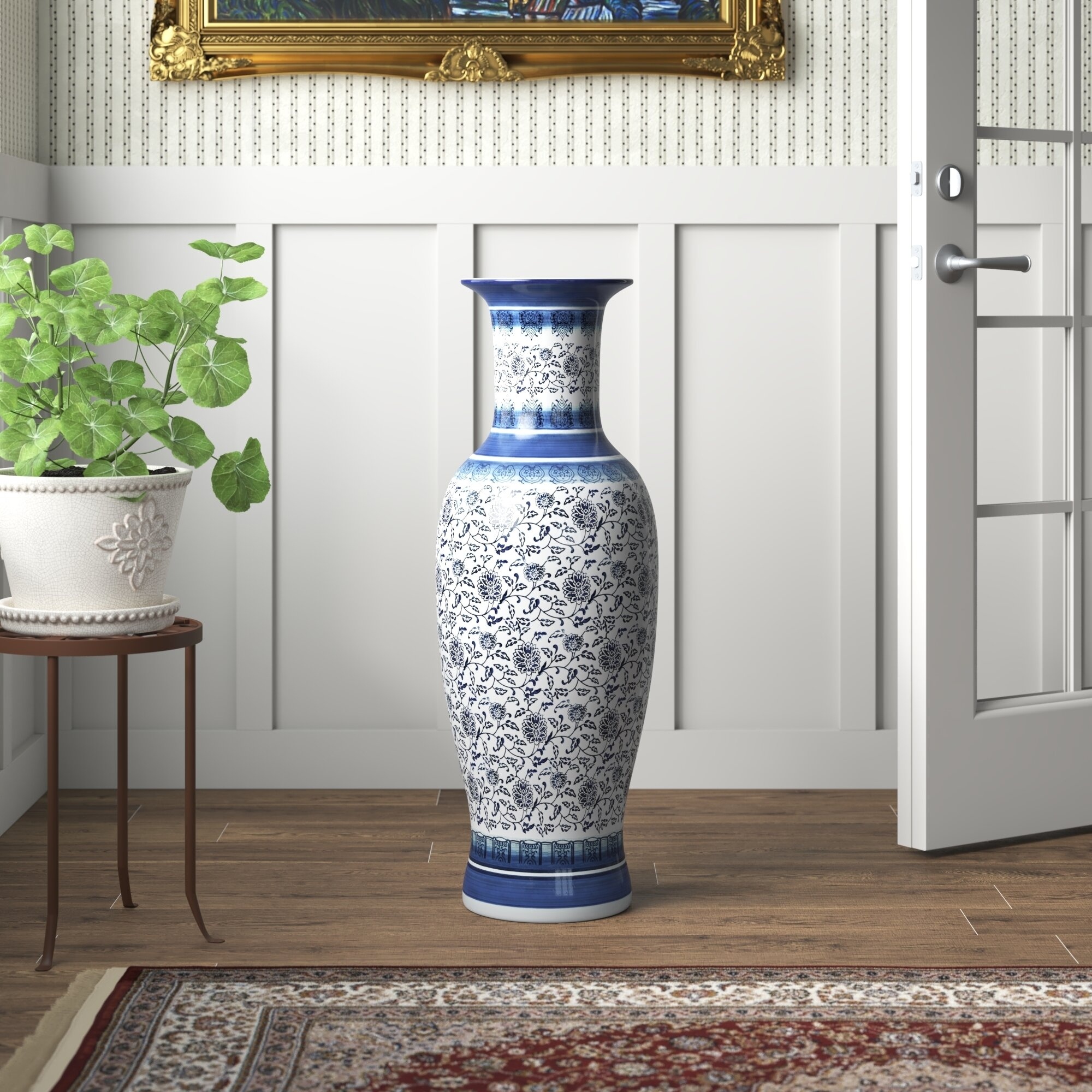 Huneycutt Handmade Porcelain Floor Vase