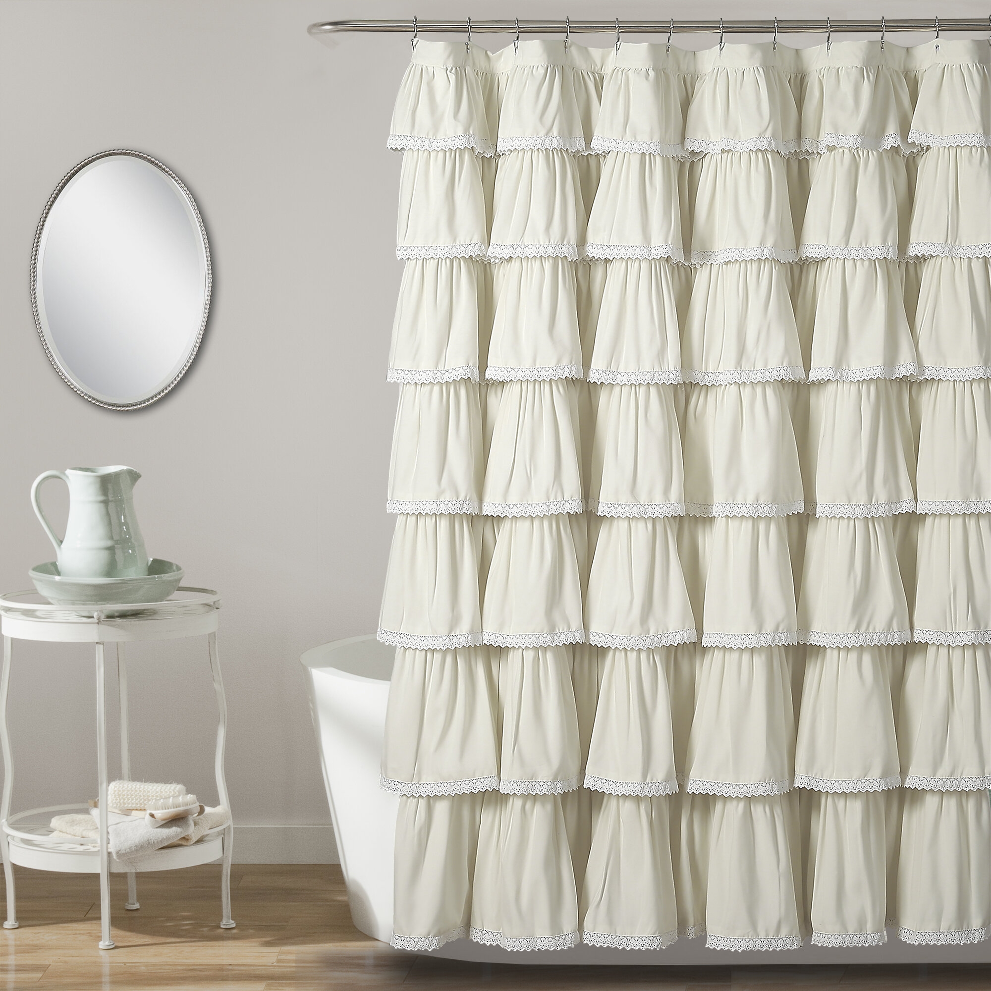 Huntingdon Solid Single Shower Curtain