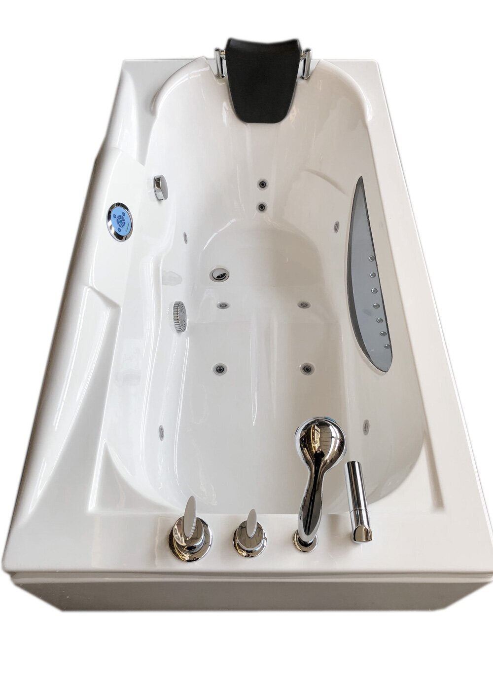 Hydrotherapy Style Corner Tub For Small Bathroom