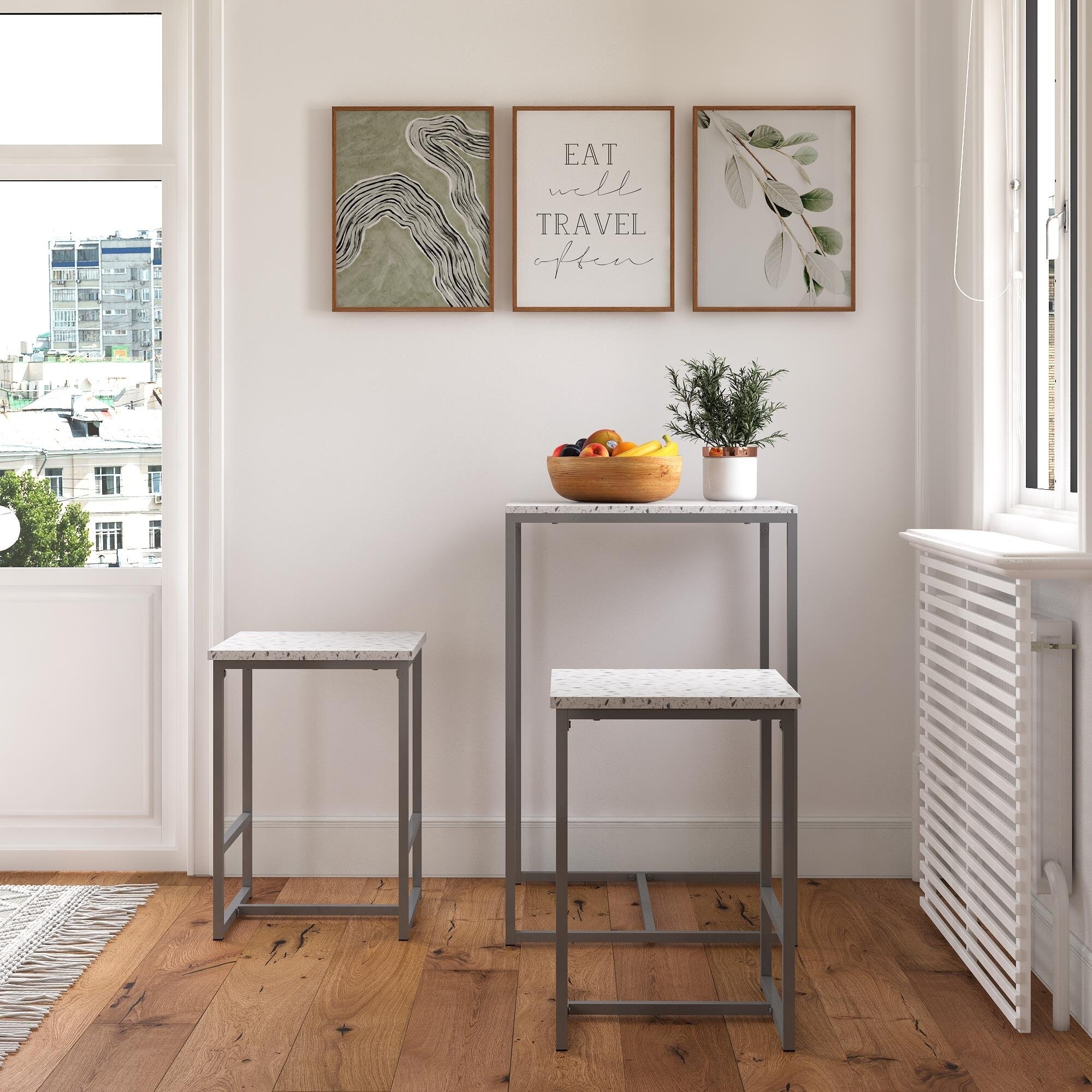 Hyler 2 - Person Counter Height Dining Set