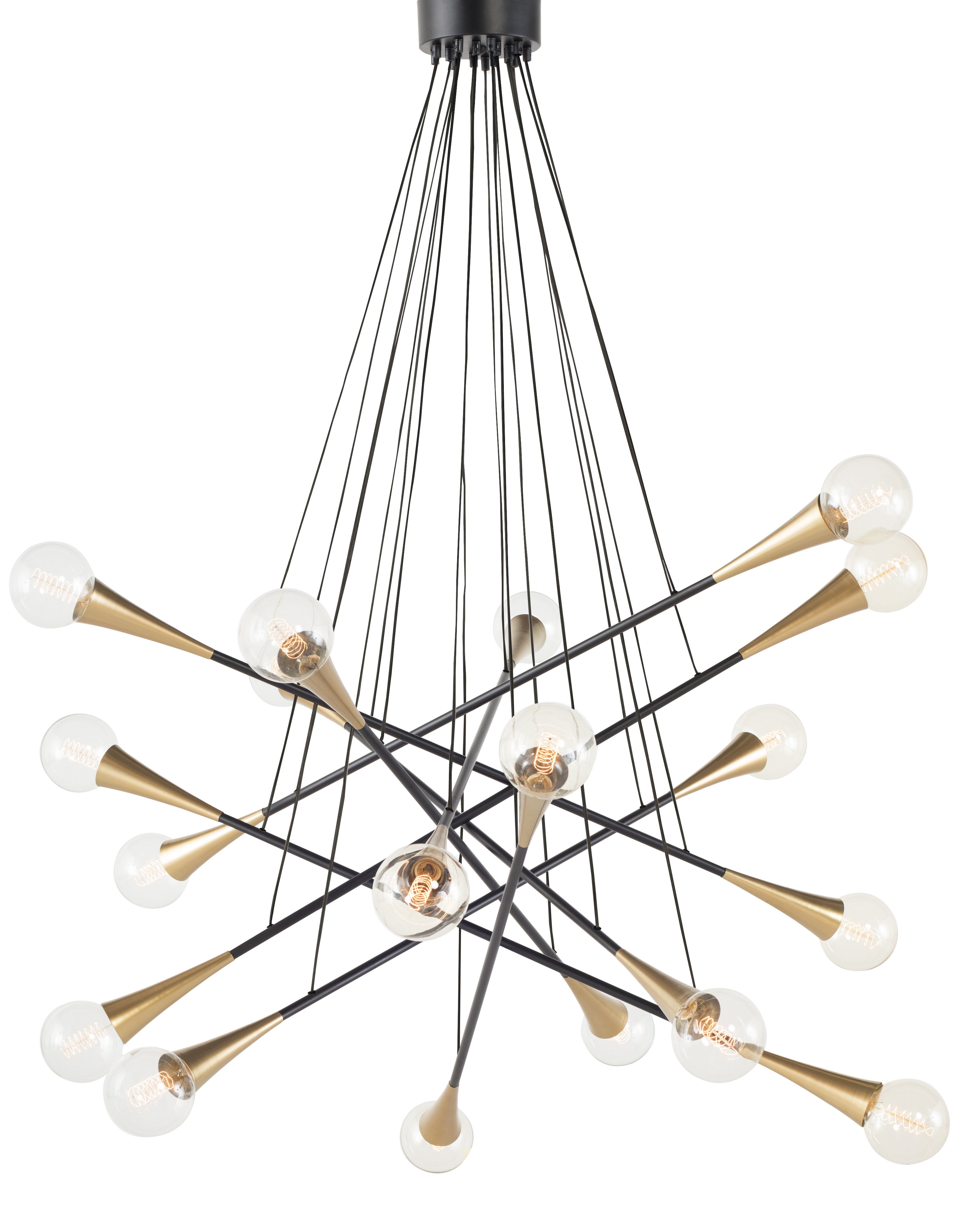 Iman 18 - Light Dimmable Sputnik Sphere Chandelier