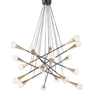 Iman 18 - Light Dimmable Sputnik Sphere Chandelier
