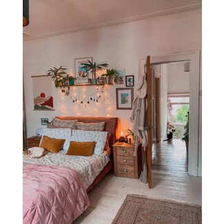 Industrial-style loft with brick walls and high ceiling
