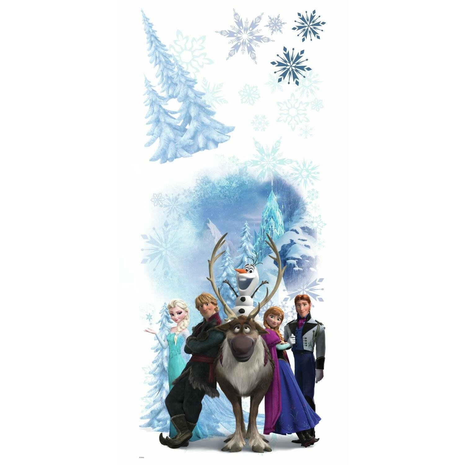 Internet Only Disney Frozen Character Winter Burst Wall Decal
