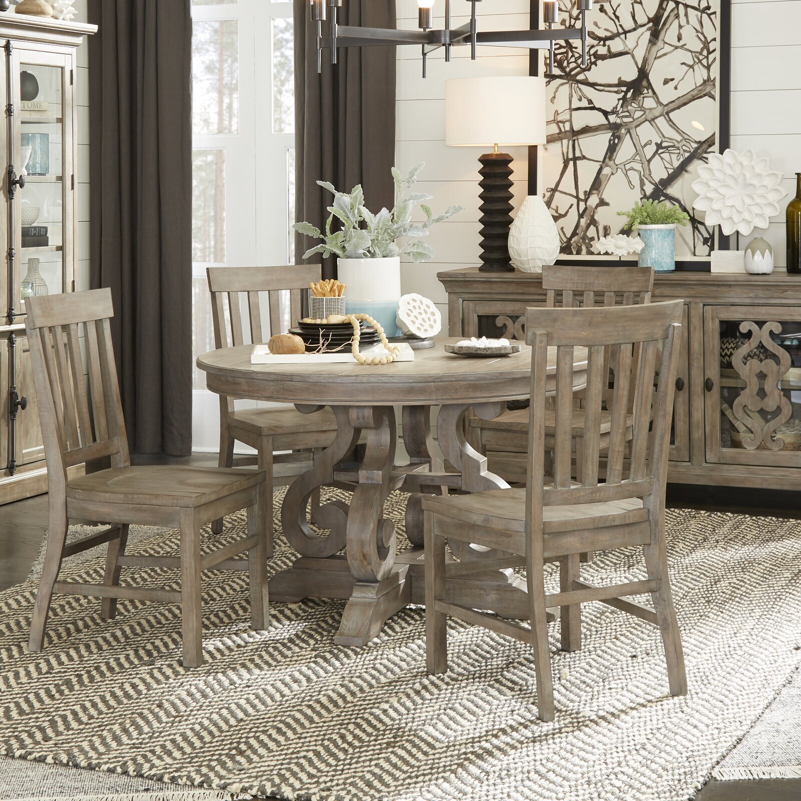 Round Dining Table For 6 - VisualHunt