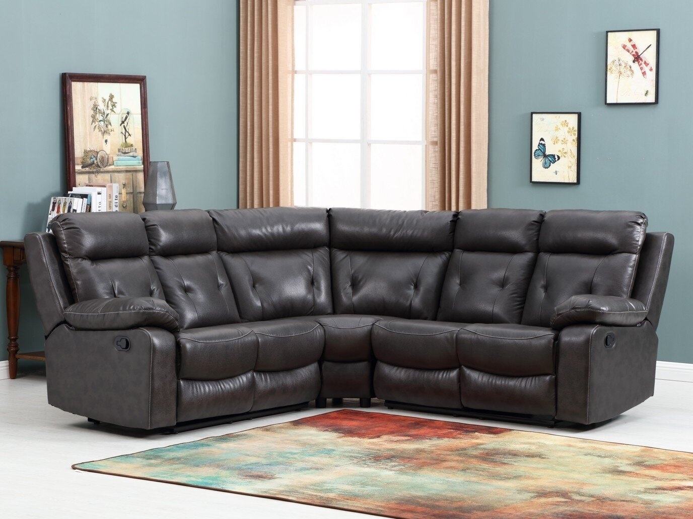 Iron Acton Vegan Leather Sectional
