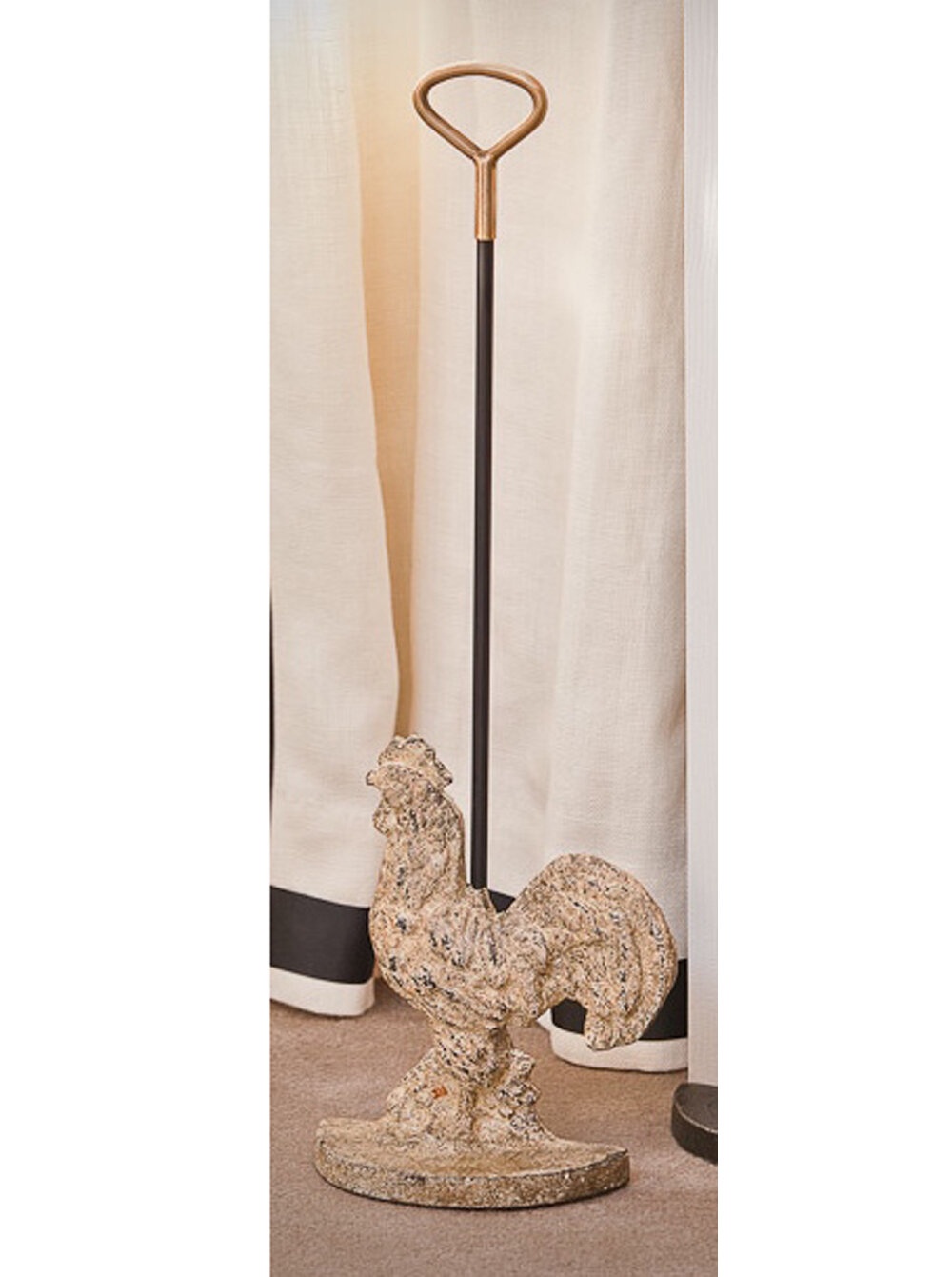 Iron Weighted Floor Stop