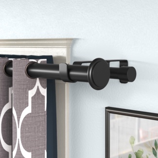Isaias Adjustable Double Curtain Rod