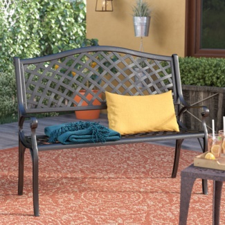 Ismenia Metal Outdoor Bench