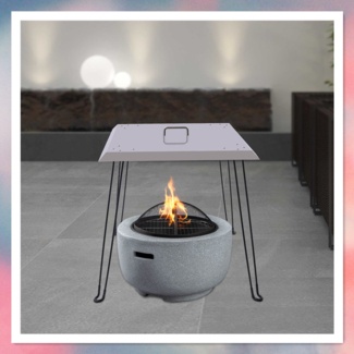 Ivyann Multi-functional Foldable Stainless Steel Fire Pit Heat Deflector