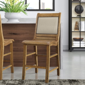 Jaici Solid Wood 24" Counter Stool