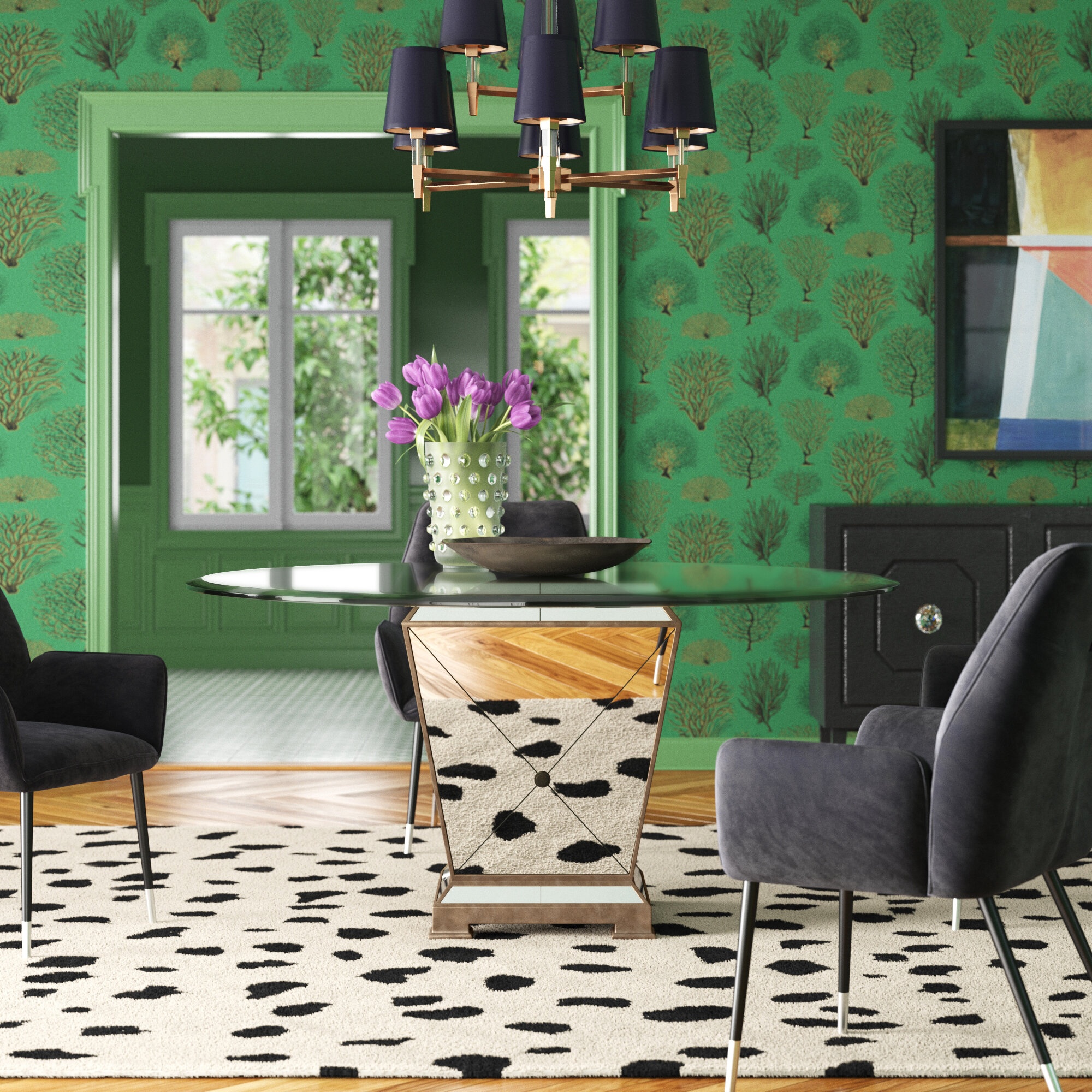 Januarius Pedestal Dining Table