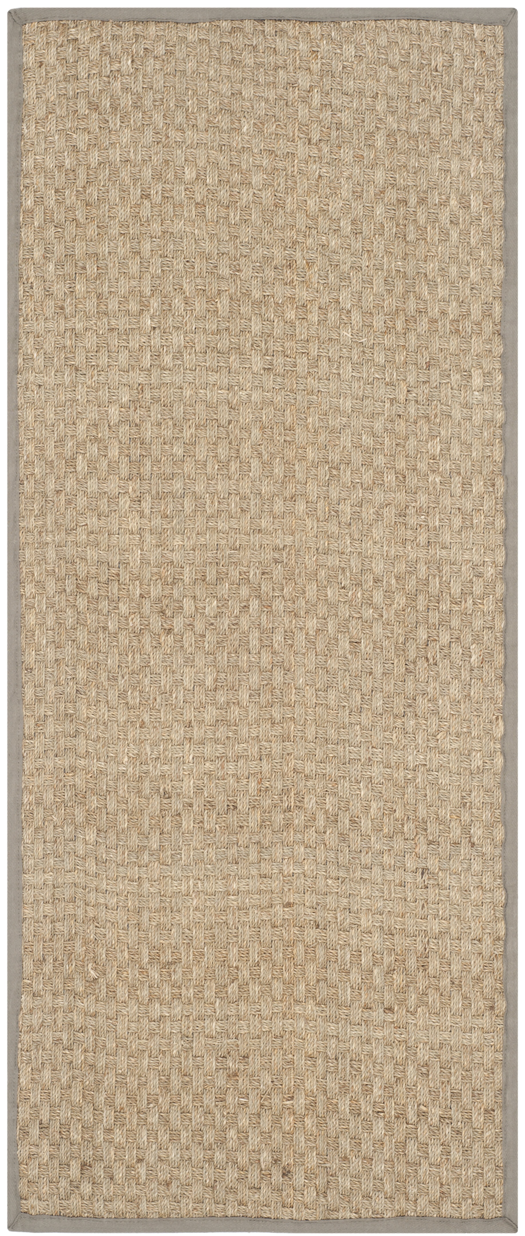 Jeremy Bamboo Slat/Seagrass Natural/Gray Rug