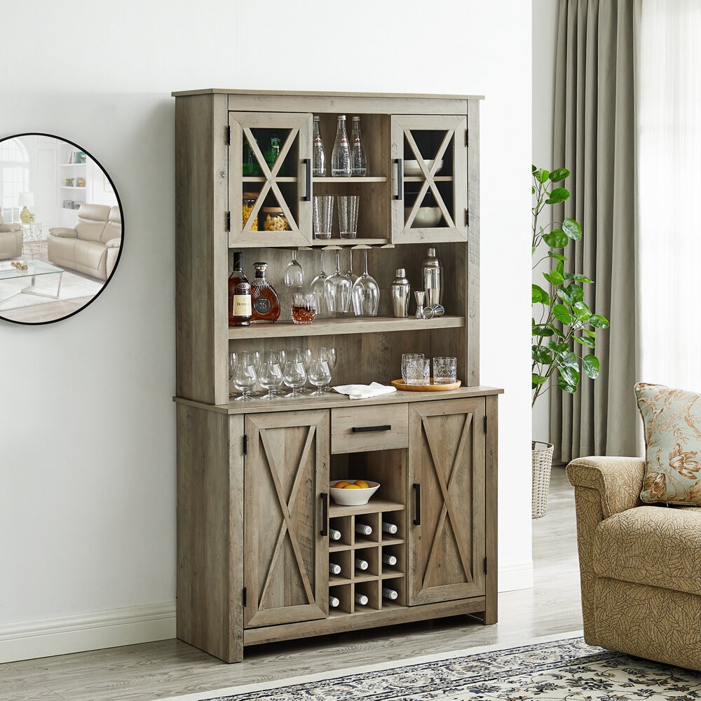 Jill Zarin Kitchen Hutch With Farm Doors
