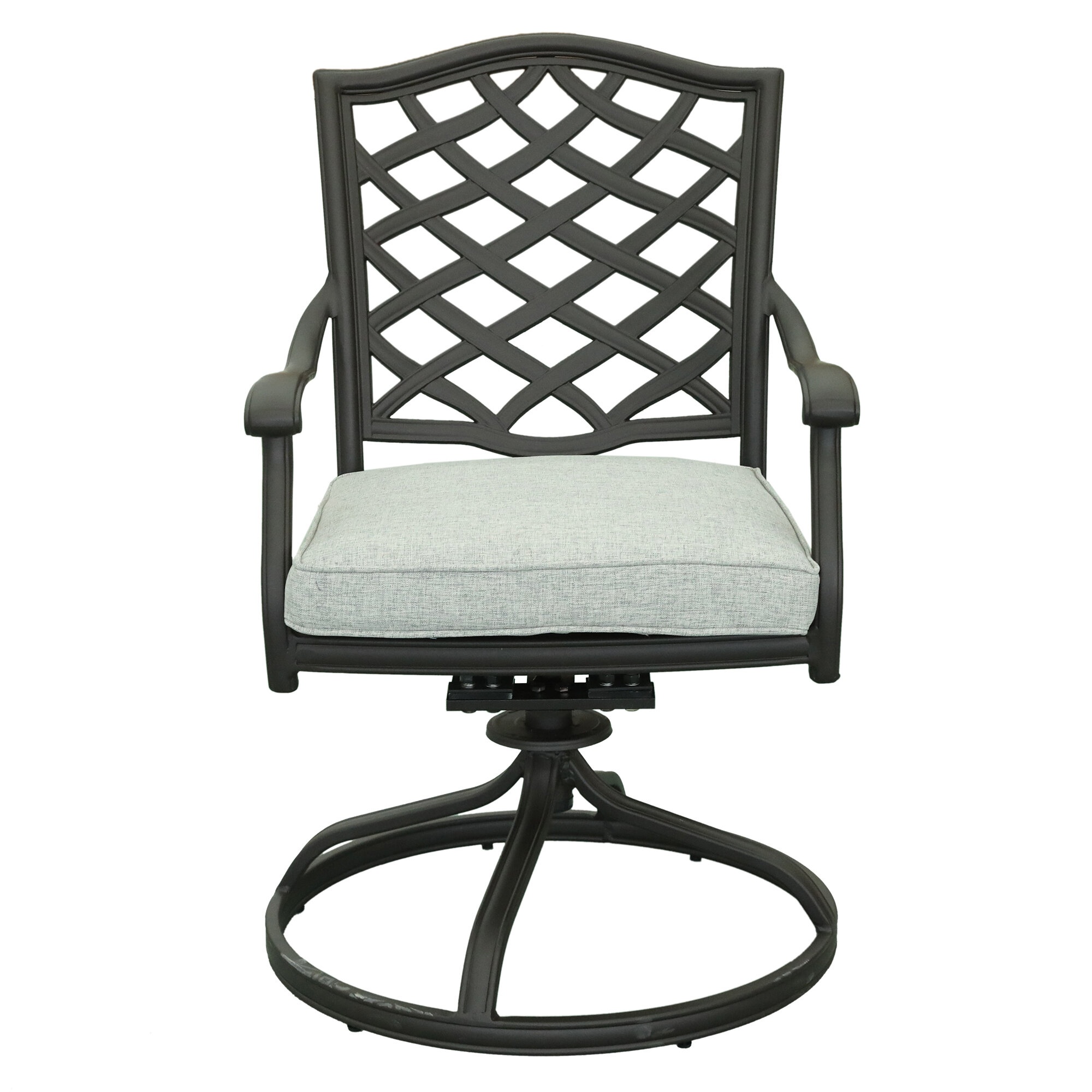 Jimenes Swivel Patio Dining Chair with Cushion