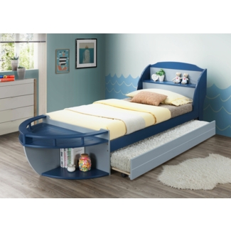 Joanna Twin Bed with Bookcase by Sunside Sails