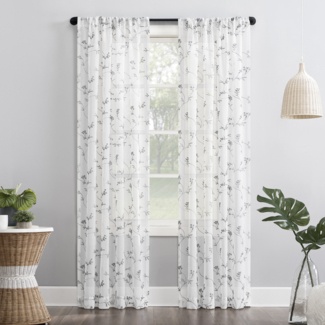 Joaquim Polyester Sheer Curtain Panel