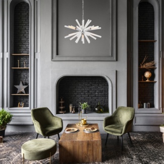 Kaelyn 6 - Light Dimmable Sputnik Sphere Chandelier