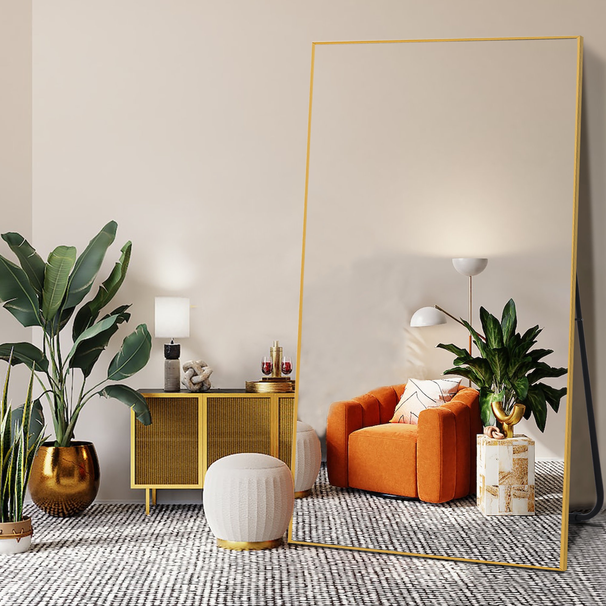 Kahle Rectangle Metal Mirror