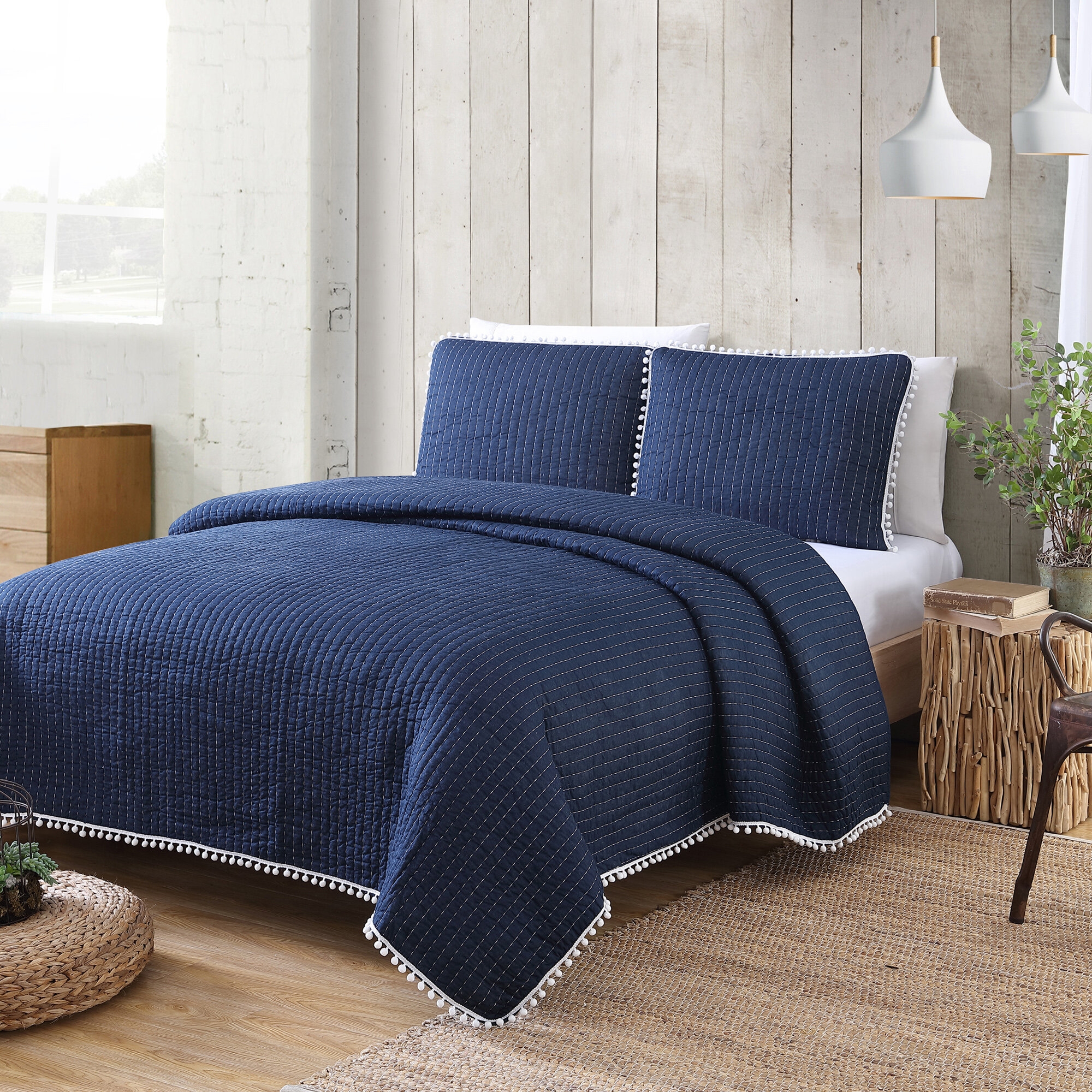 Kailyn 100% Cotton Quilt Set