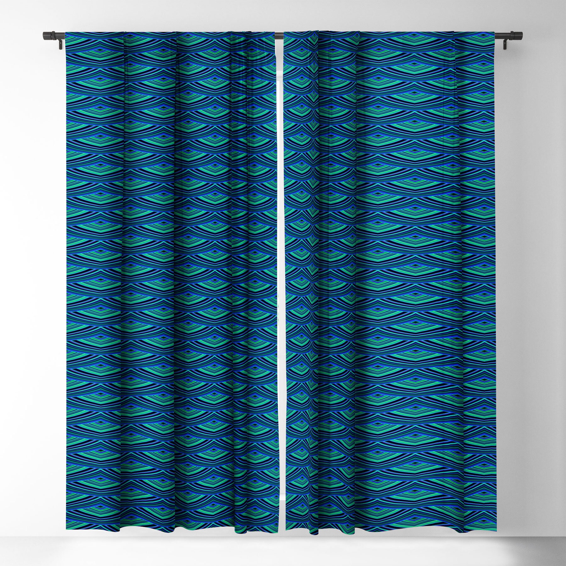 Kaleiope Polyester Blackout Curtain Panel
