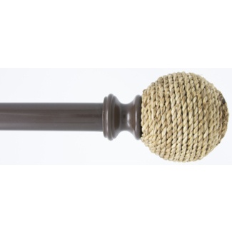 Kelliher Adjustable 1" Single Curtain Rod