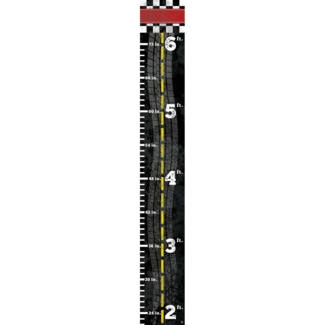 Keya Racecar Track Finish Line Personalized Growth Chart