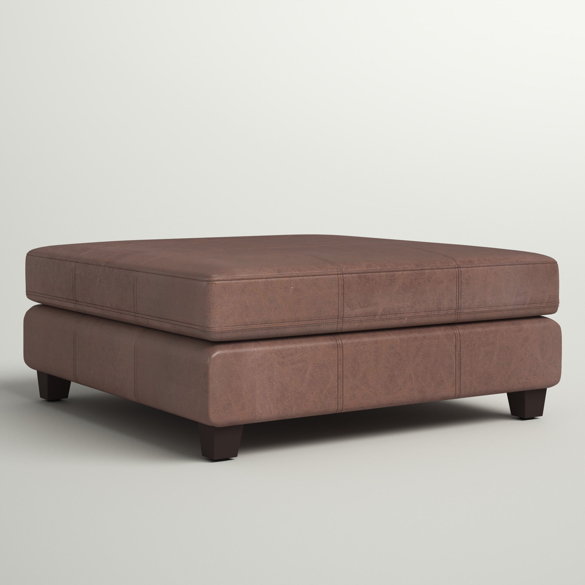 Kiernan Vegan Leather Ottoman