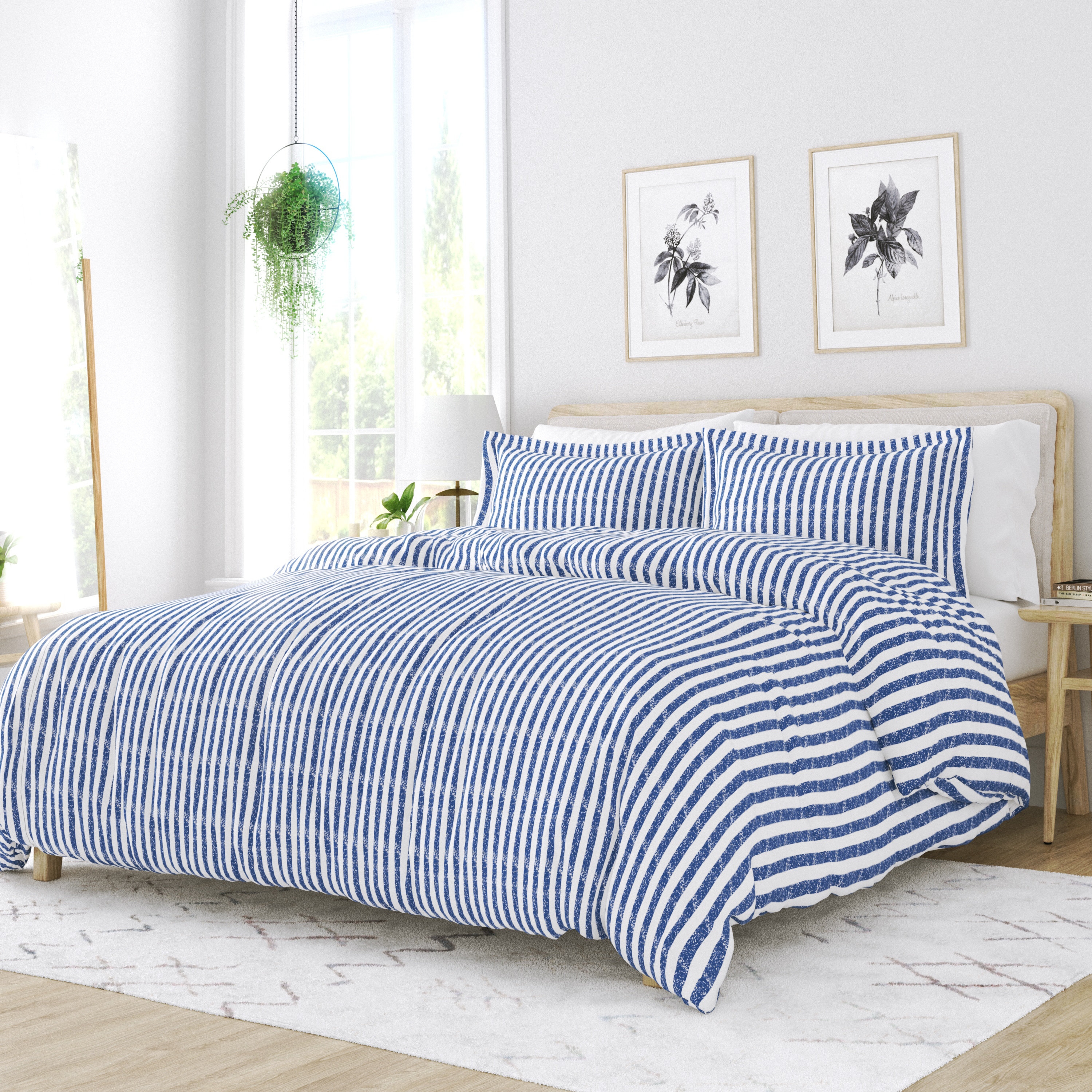 Kiril Puffed Rugged Duvet Cover Set