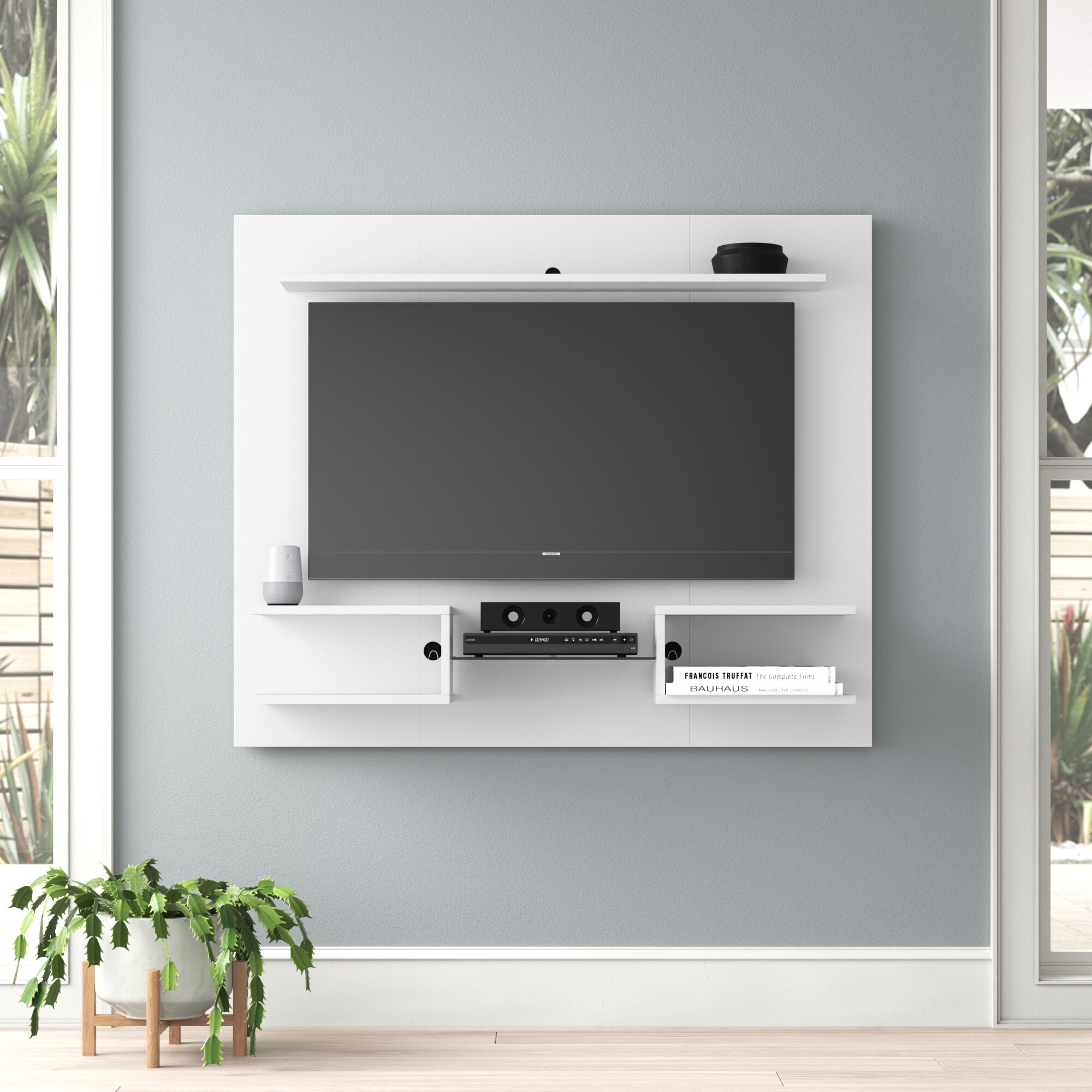 Julius floating entertainment center for tvs on sale up to 75