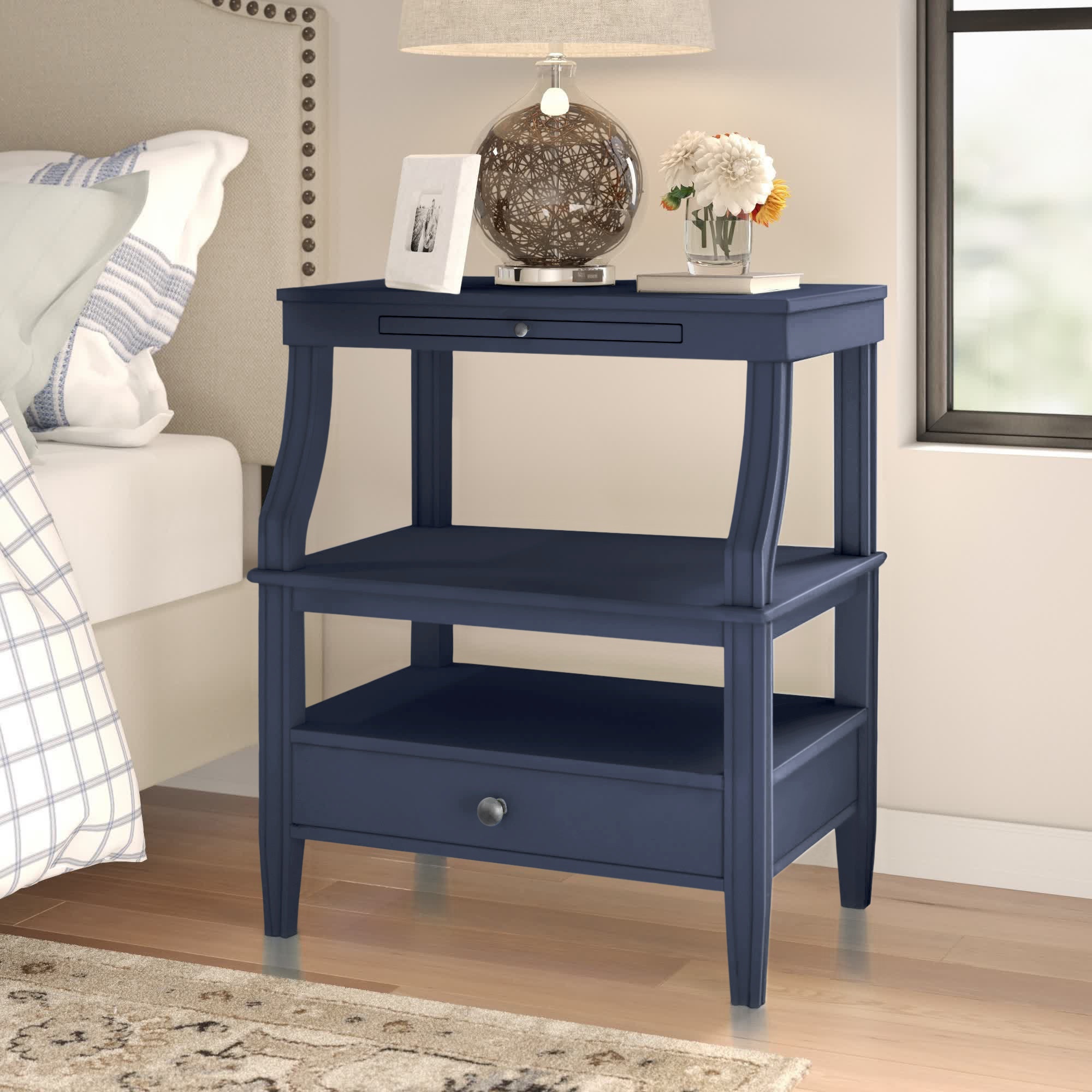 Krehbiel Solid + Manufactured Wood Nightstand