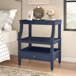 Krehbiel Solid + Manufactured Wood Nightstand
