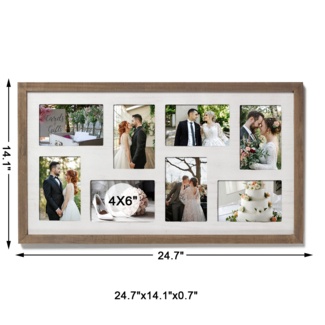 Lajean Wood Collage Picture Frame