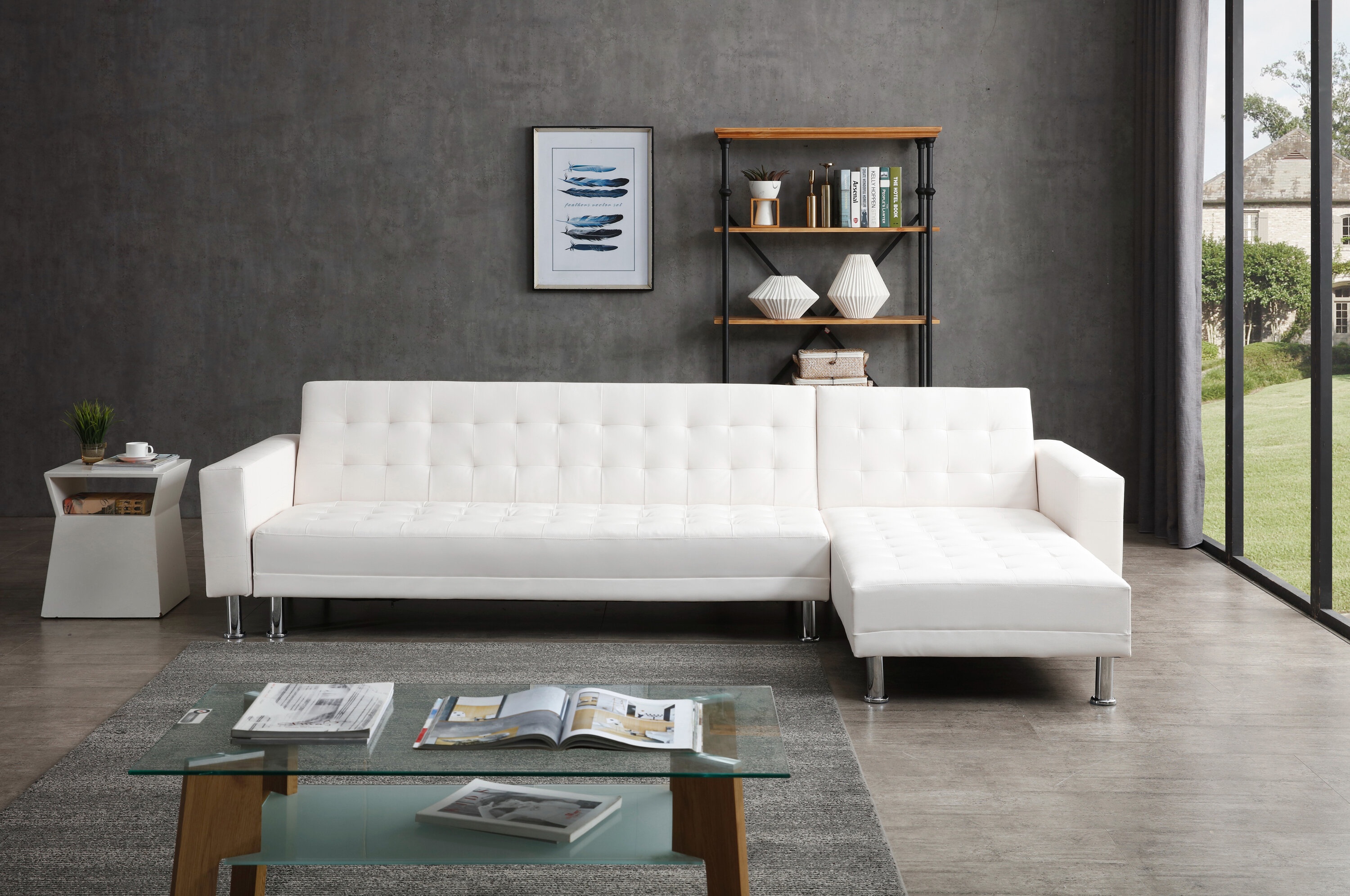 Laux Vegan Leather Sectional
