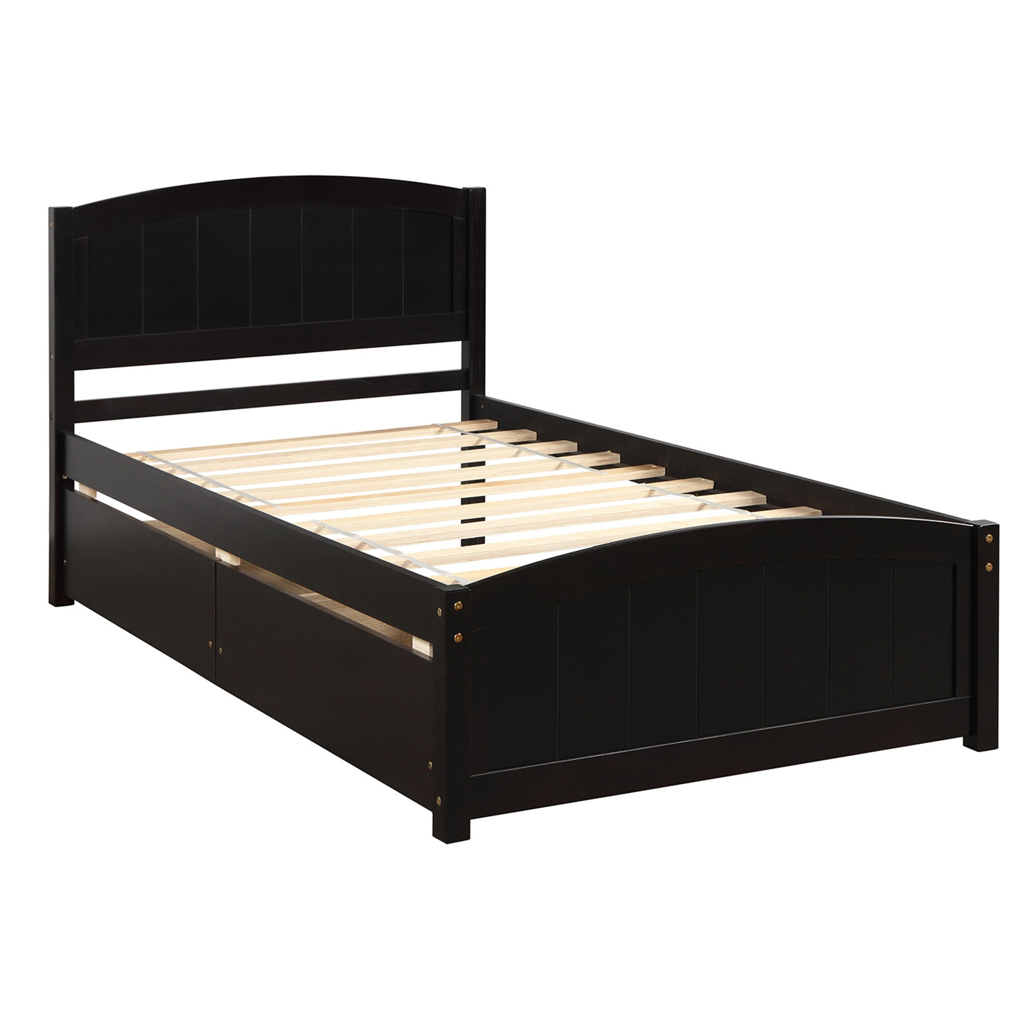 Leadington Solid Wood Storage Bed