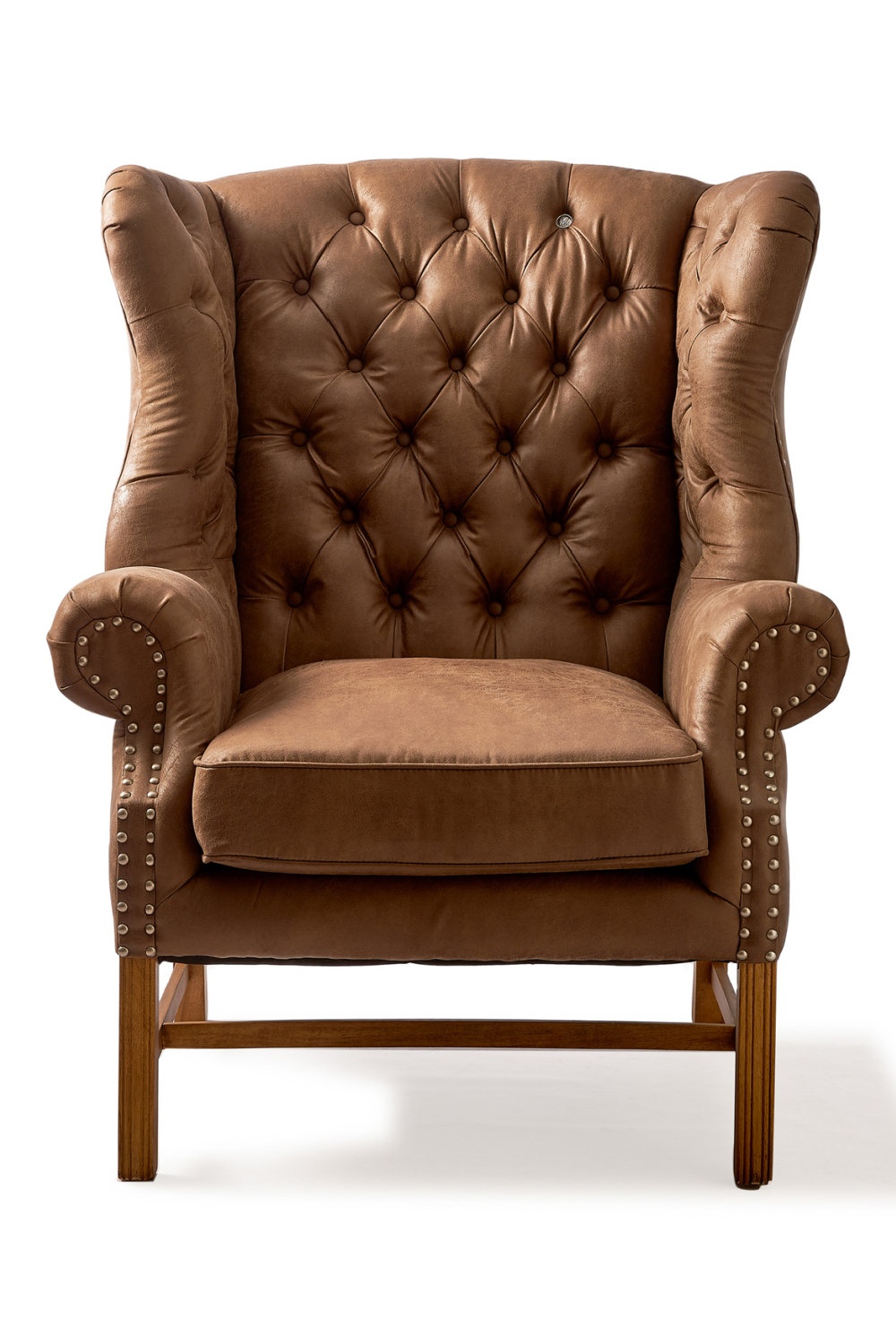 Leather Wingback Chair