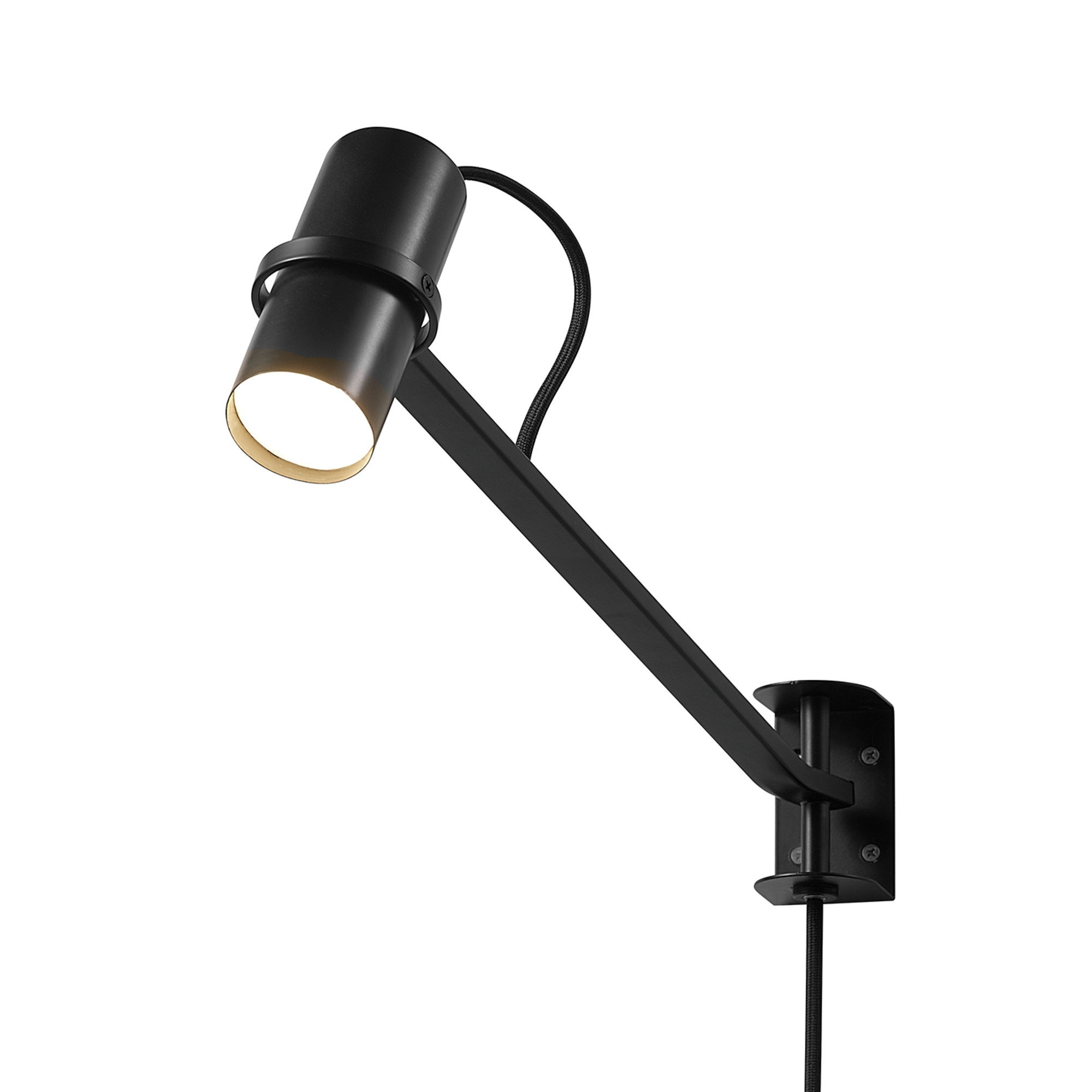 LED Plug-in Swing Arm Sconce