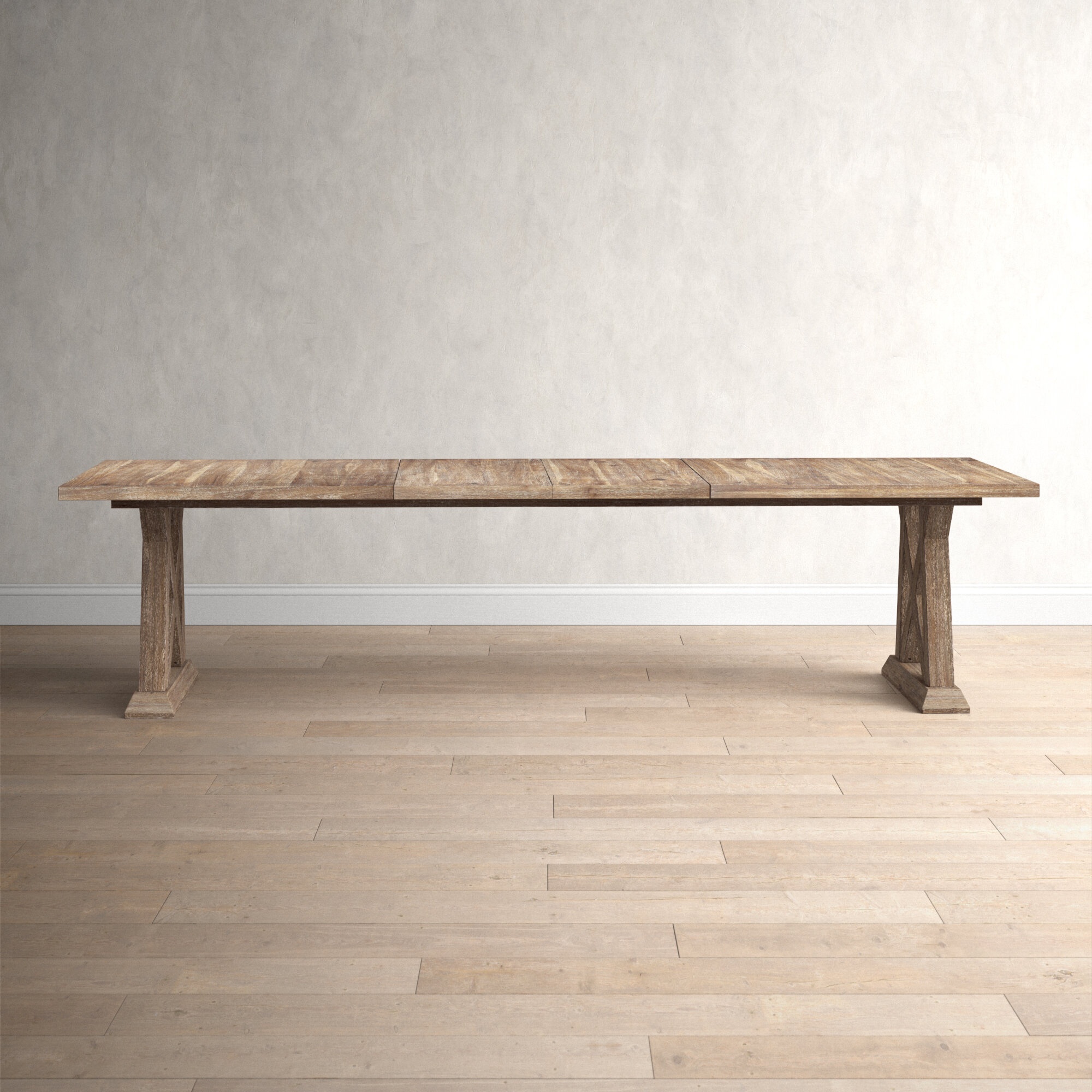 Lieb Extendable Trestle Dining Table