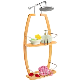 Liesa Hanging Bamboo Shower Caddy