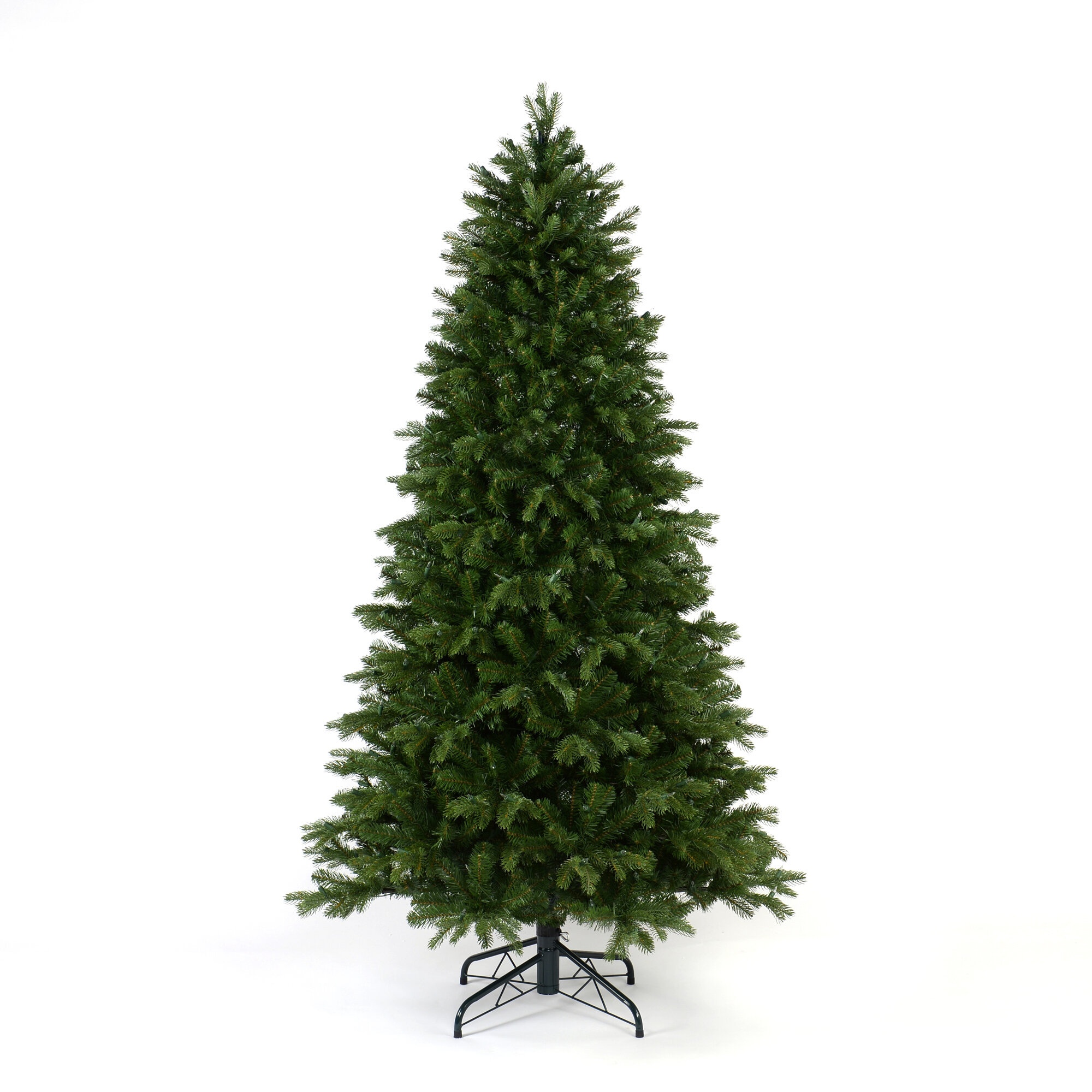 Lighted Artificial Spruce Christmas Tree