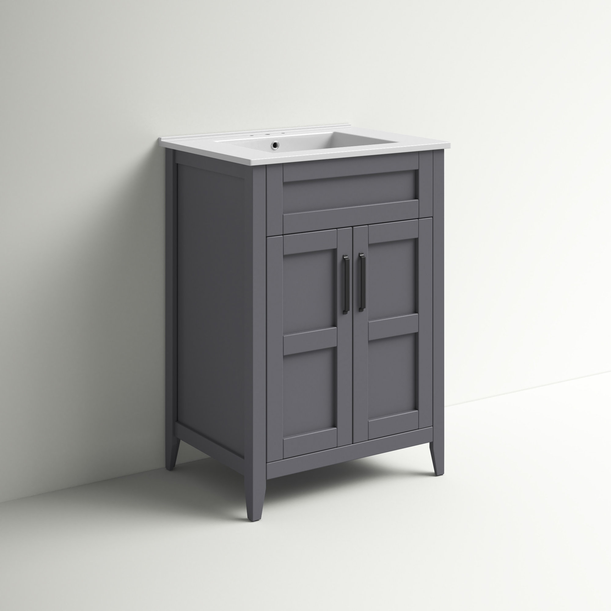 Lipinski Freestanding 24" Single Bathroom Vanity Set