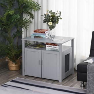 Litter Box Enclosure with Scoop