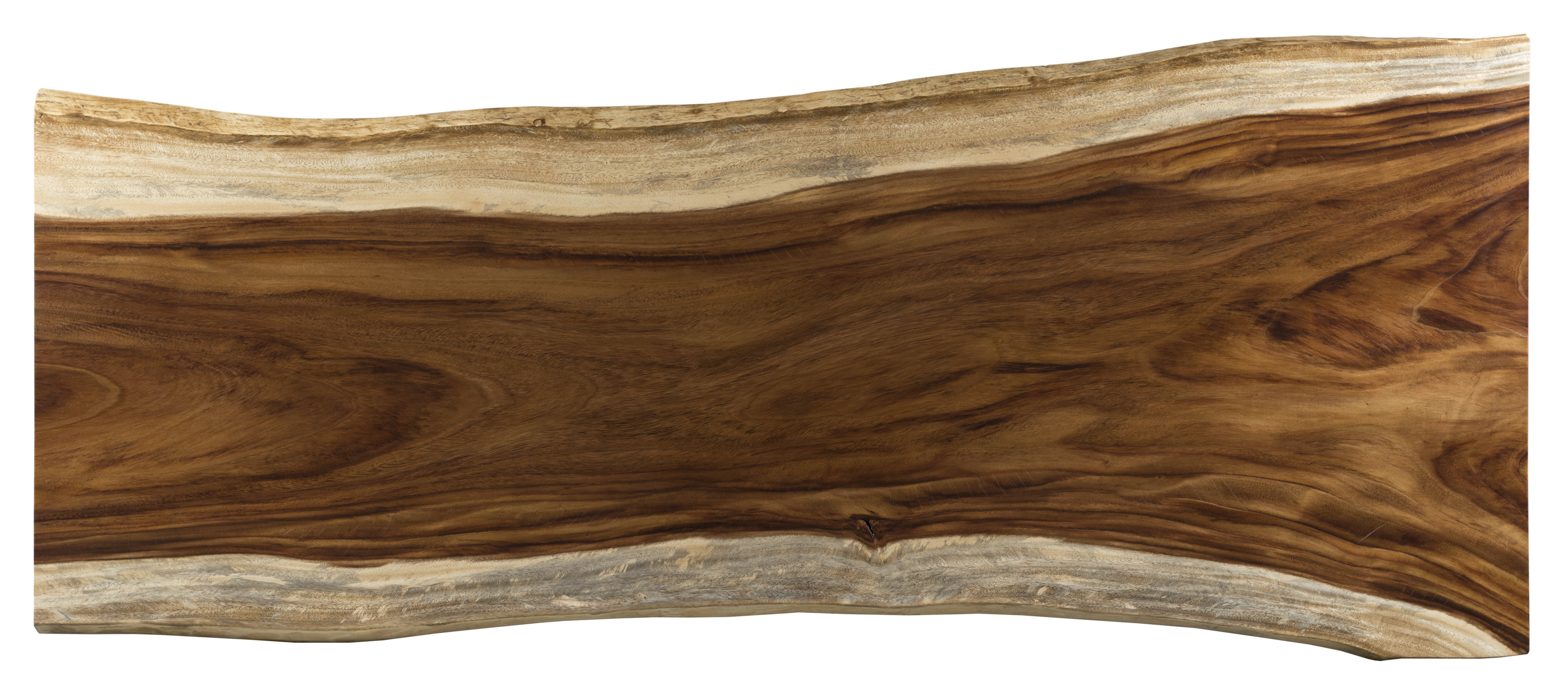 Live Edge 109'' L x 46'' W Rectangular Bevel Table Top
